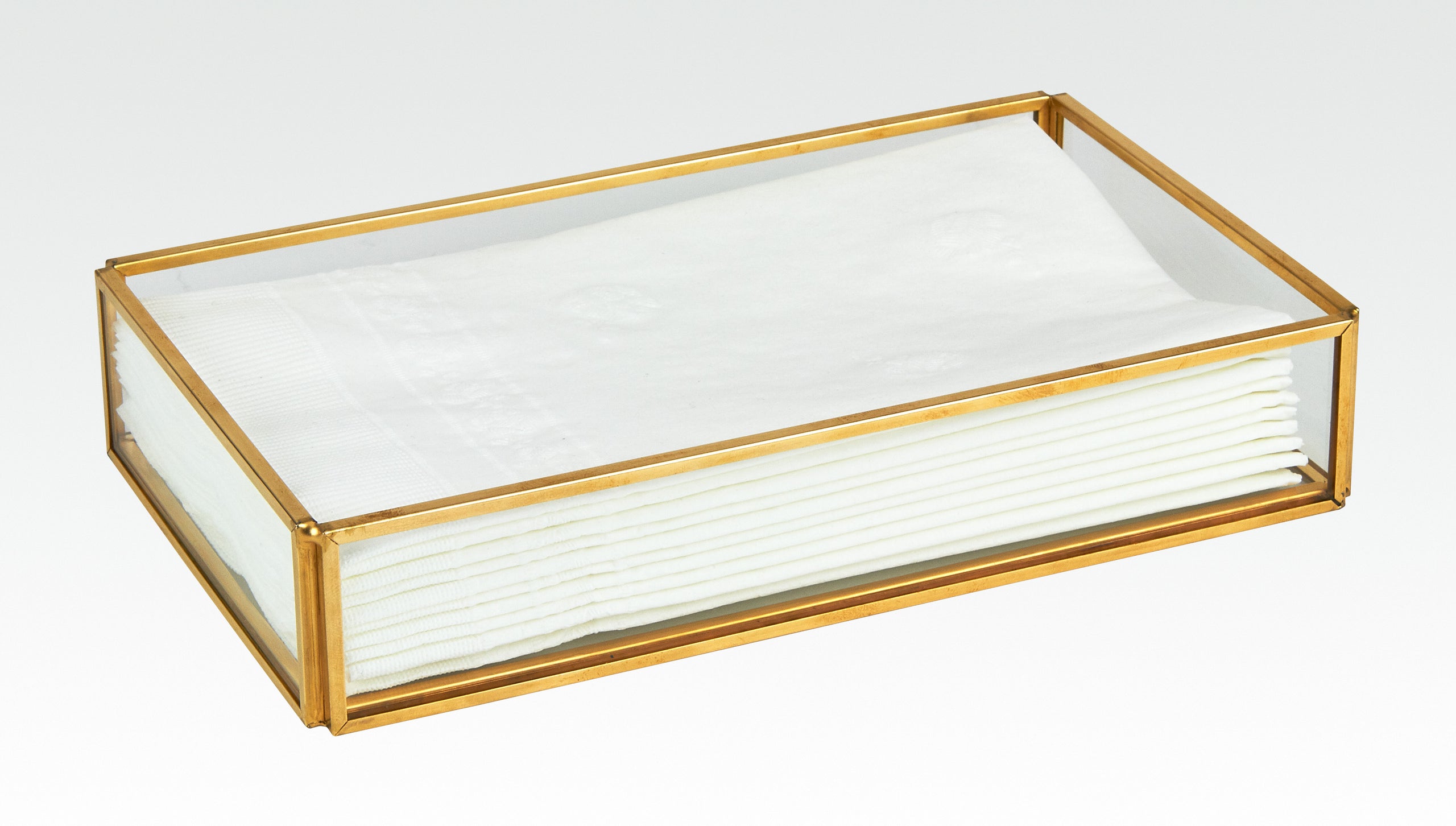 Napkin Tray Brass/Bathroom